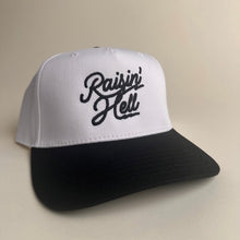 Load image into Gallery viewer, Funny Raisin' Hell Two Toned Vintage Hat