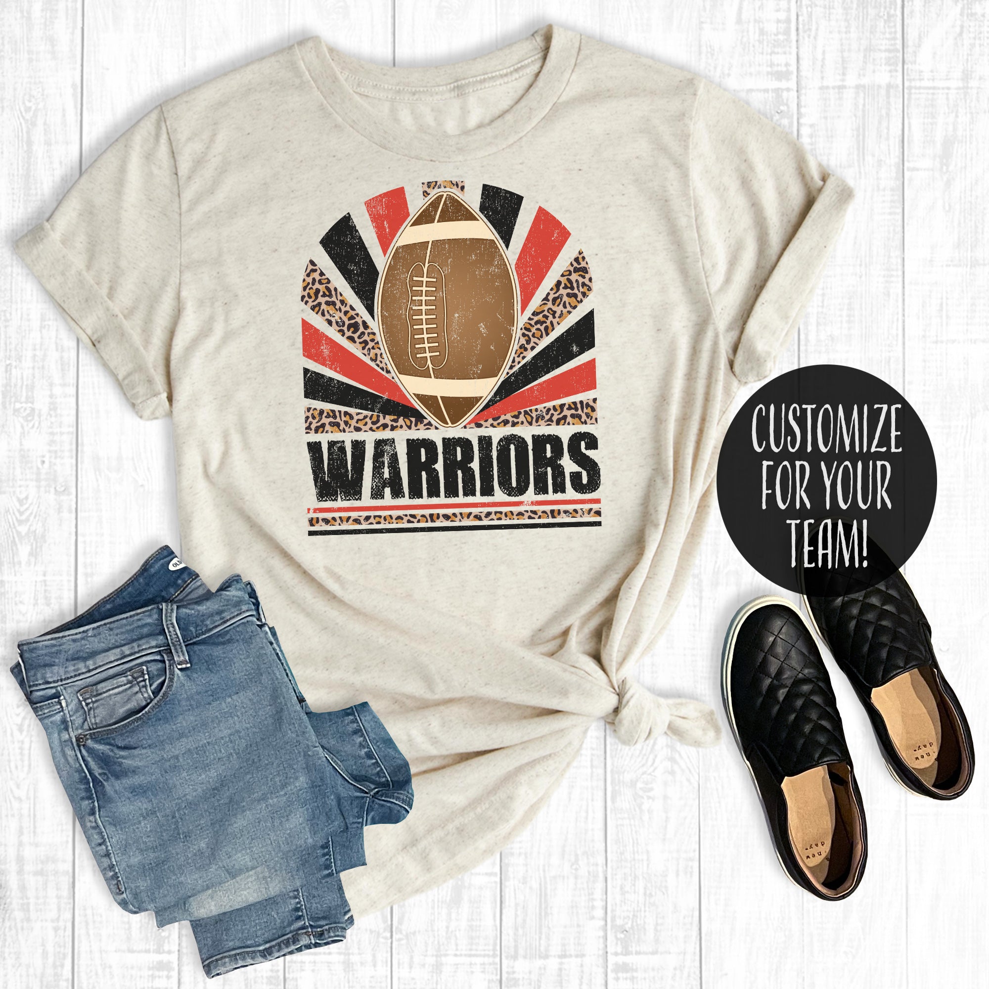 Custom Football Sunburst The Way Down South