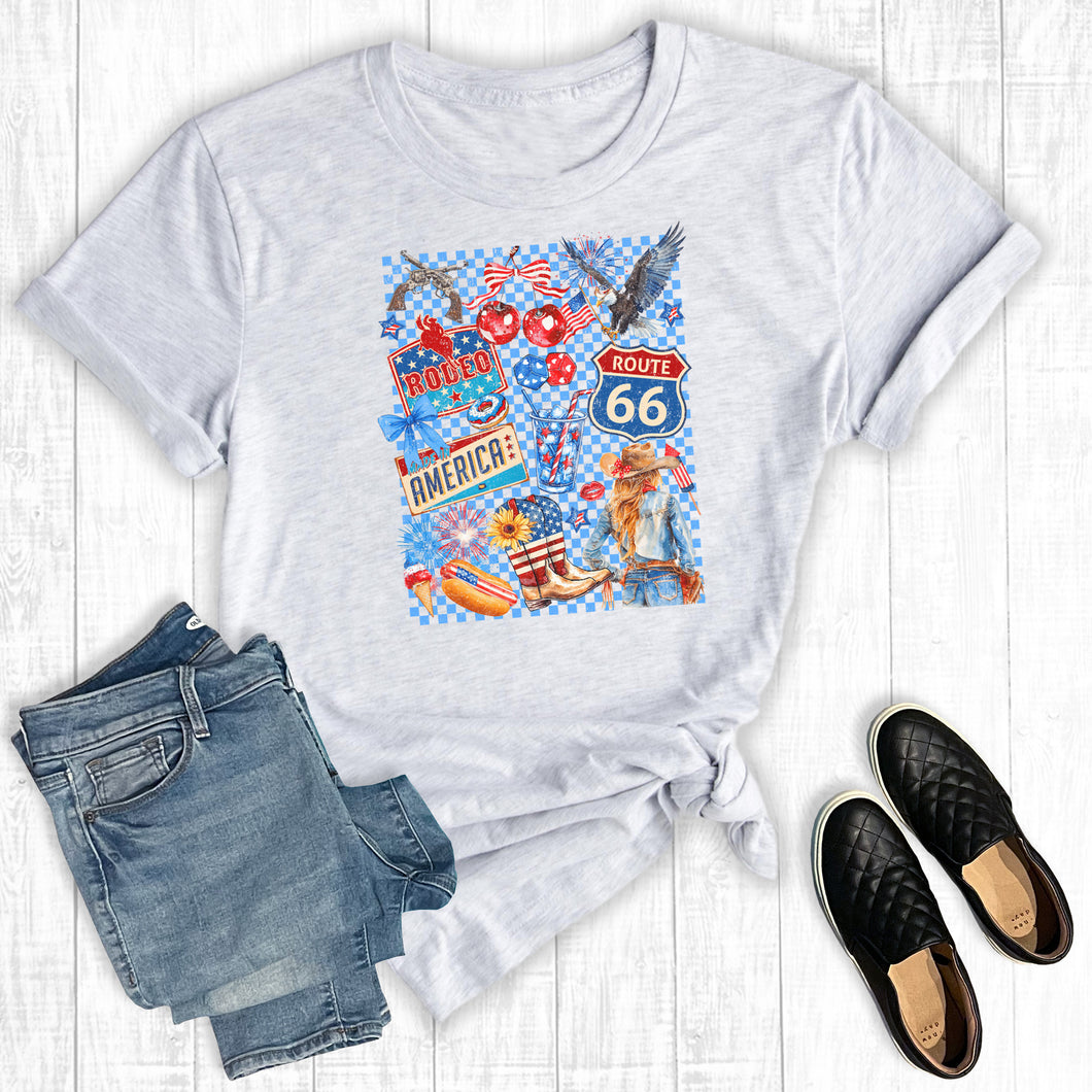 4th of July American Cowgirl