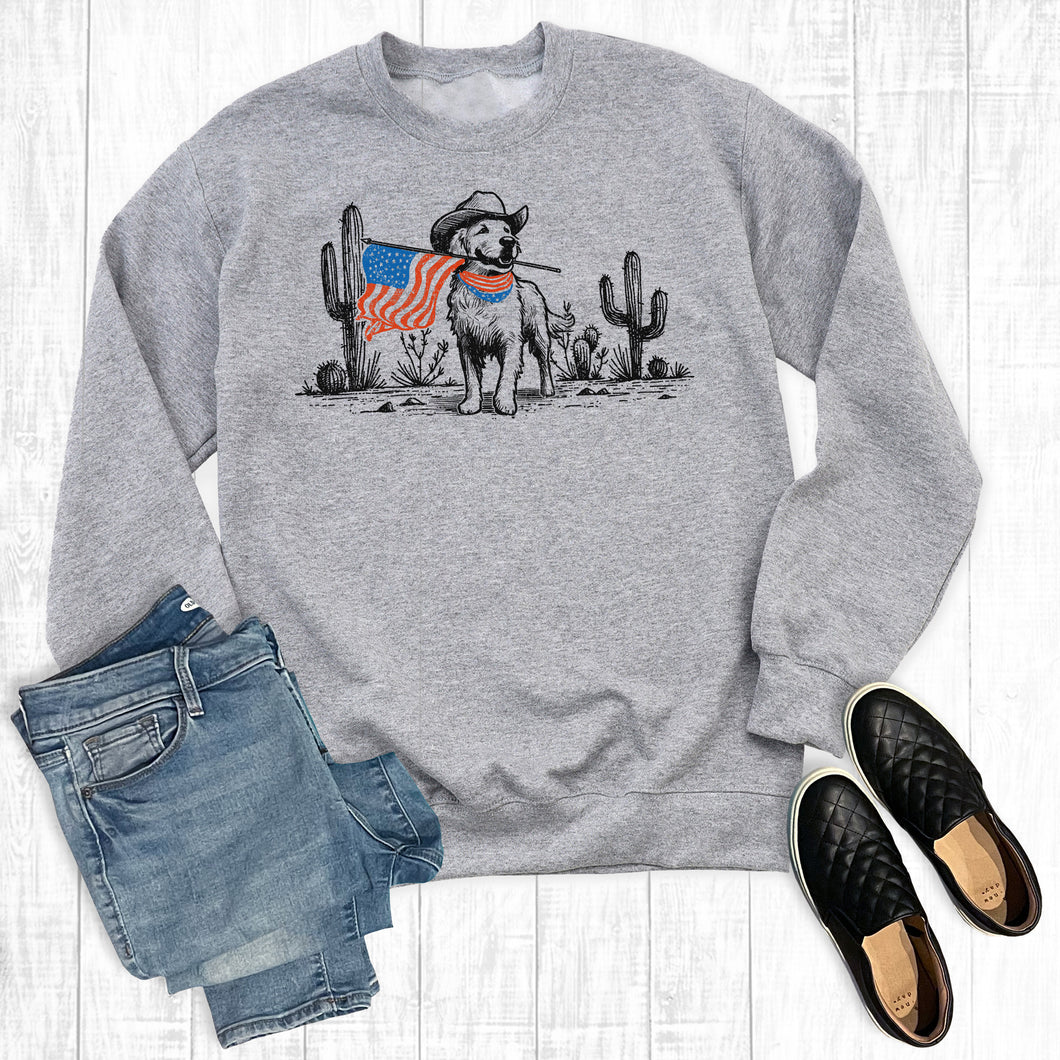 4th Of July American Pride Pup Sweatshirt