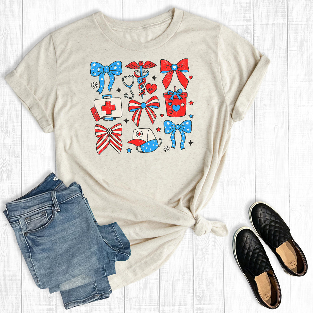 4th of July Coquette Nurse