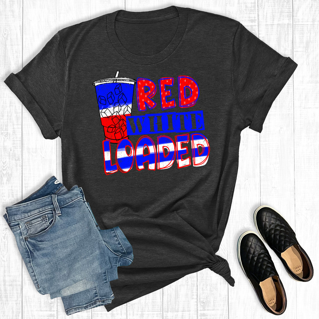 4th of July Tea Red White and Loaded