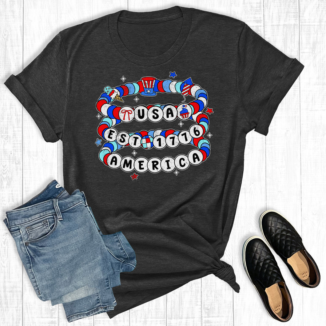 4th of July USA Friendship Bracelets