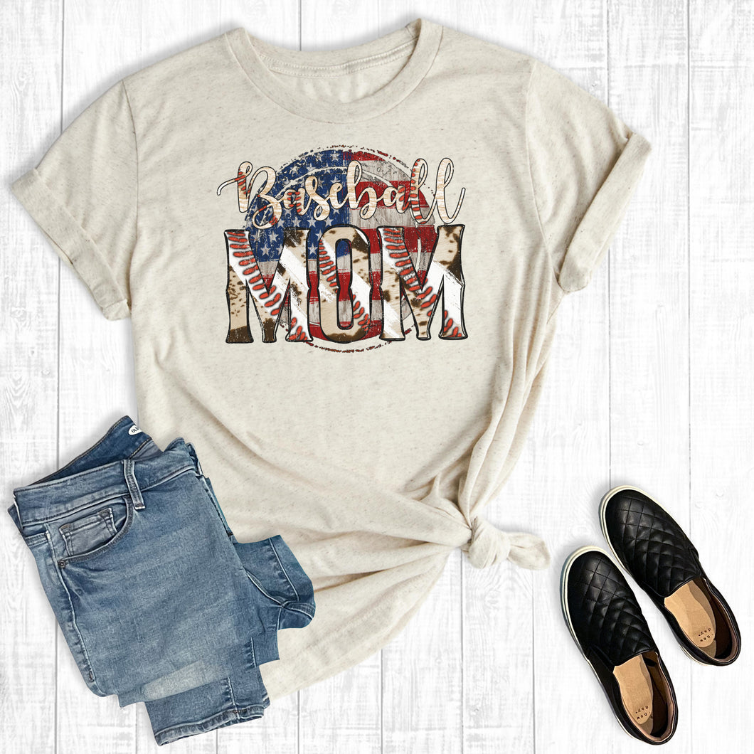 American Circle Baseball Mom