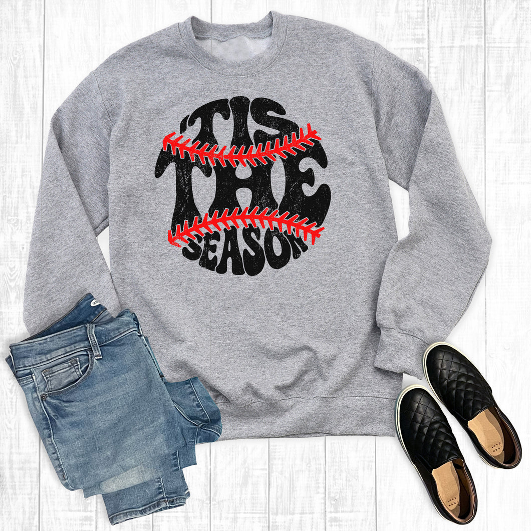 Baseball Tis The Season Sweatshirt