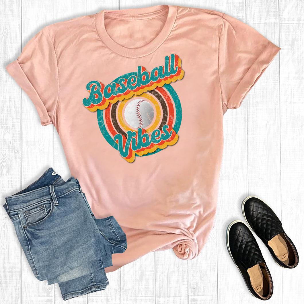 Baseball Vibes Peach