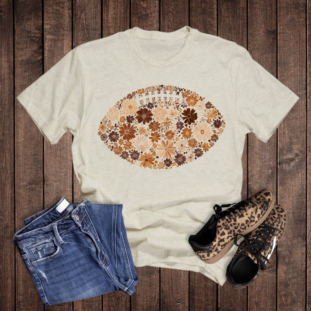 Boho Floral Football