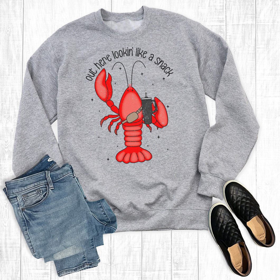 Boujee Crawfish Out Here Lookin' Like A Snack Sweatshirt