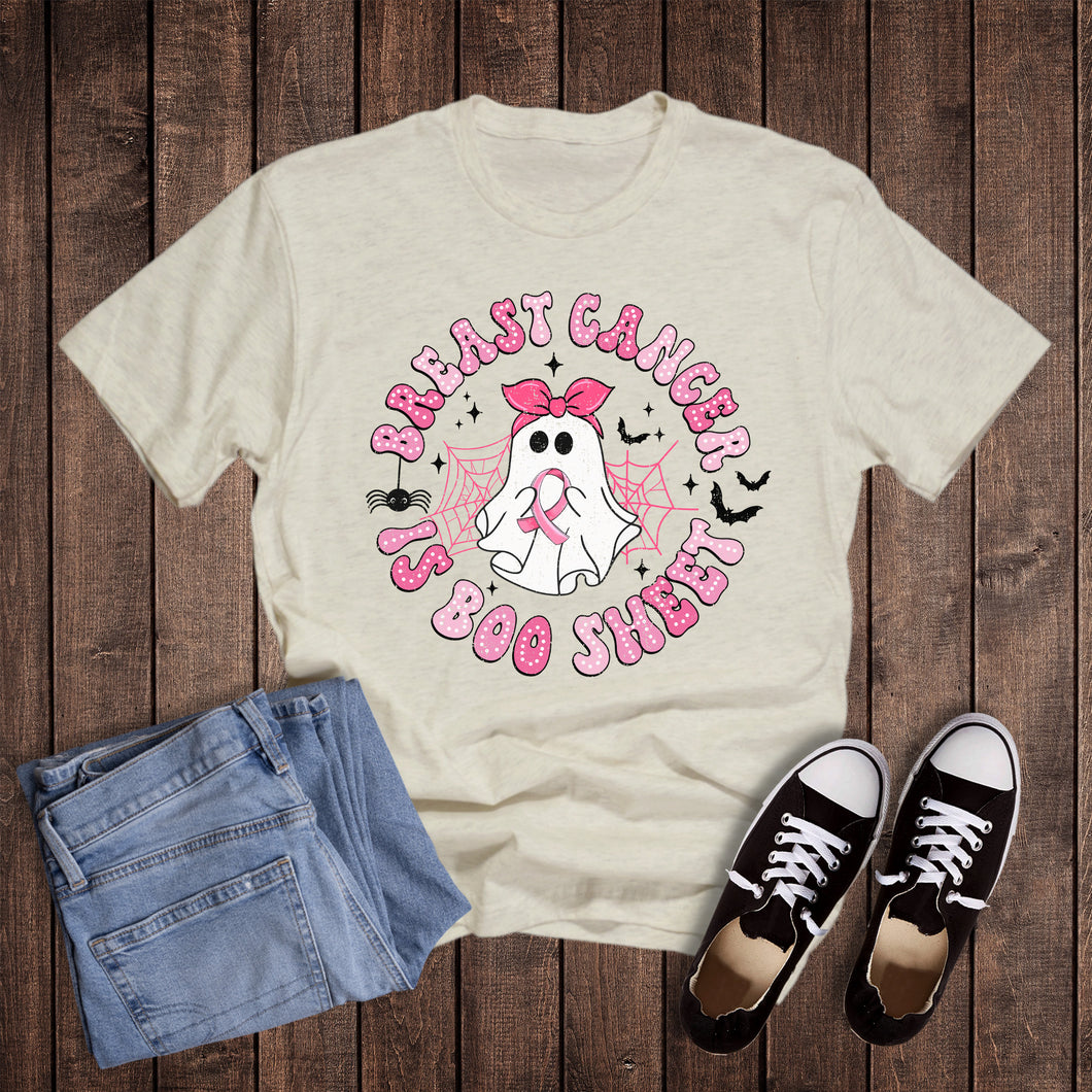 Breast Cancer Boo Sheet Ghost