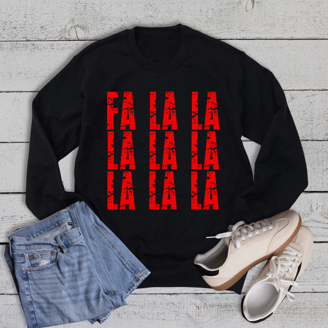 Christmas Block Fa La La Sweatshirt