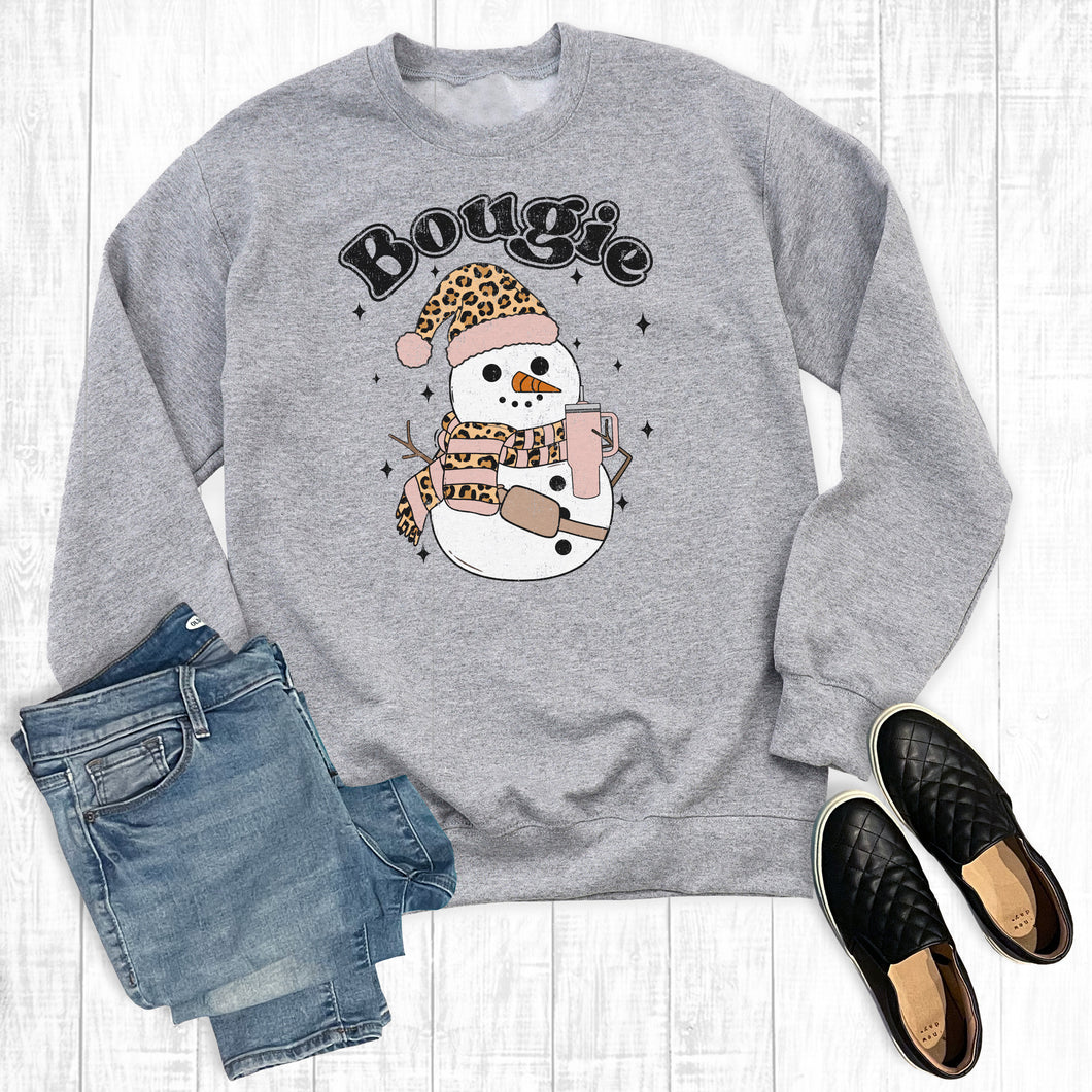 Christmas Bougie Snowman Sweatshirt