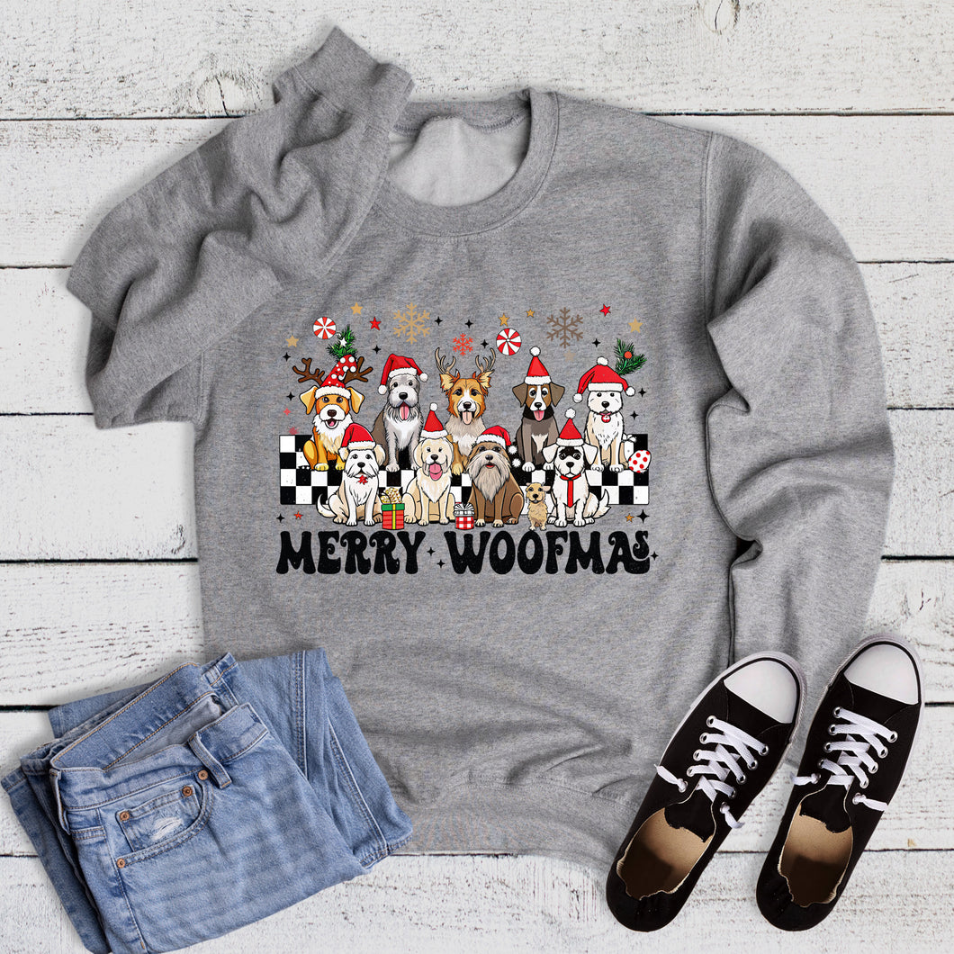 Christmas Dog Merry Woofmas Sweatshirt