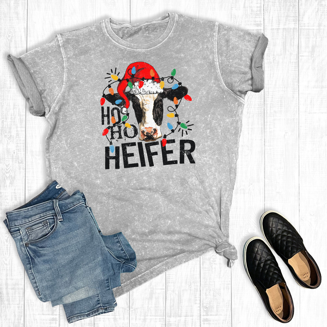 Western Christmas Ho Ho Heifer Mineral Wash