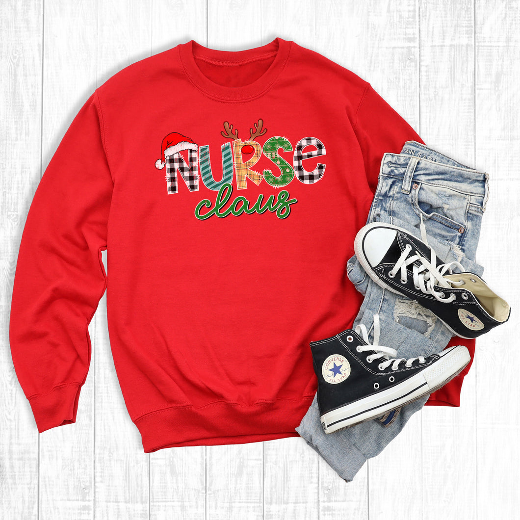 Christmas Nurse Claus Sweatshirt