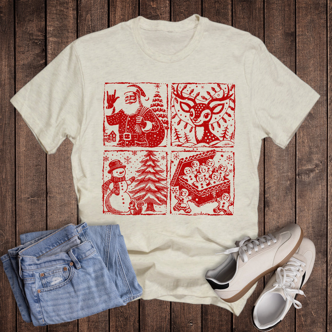 Christmas Retro Squares