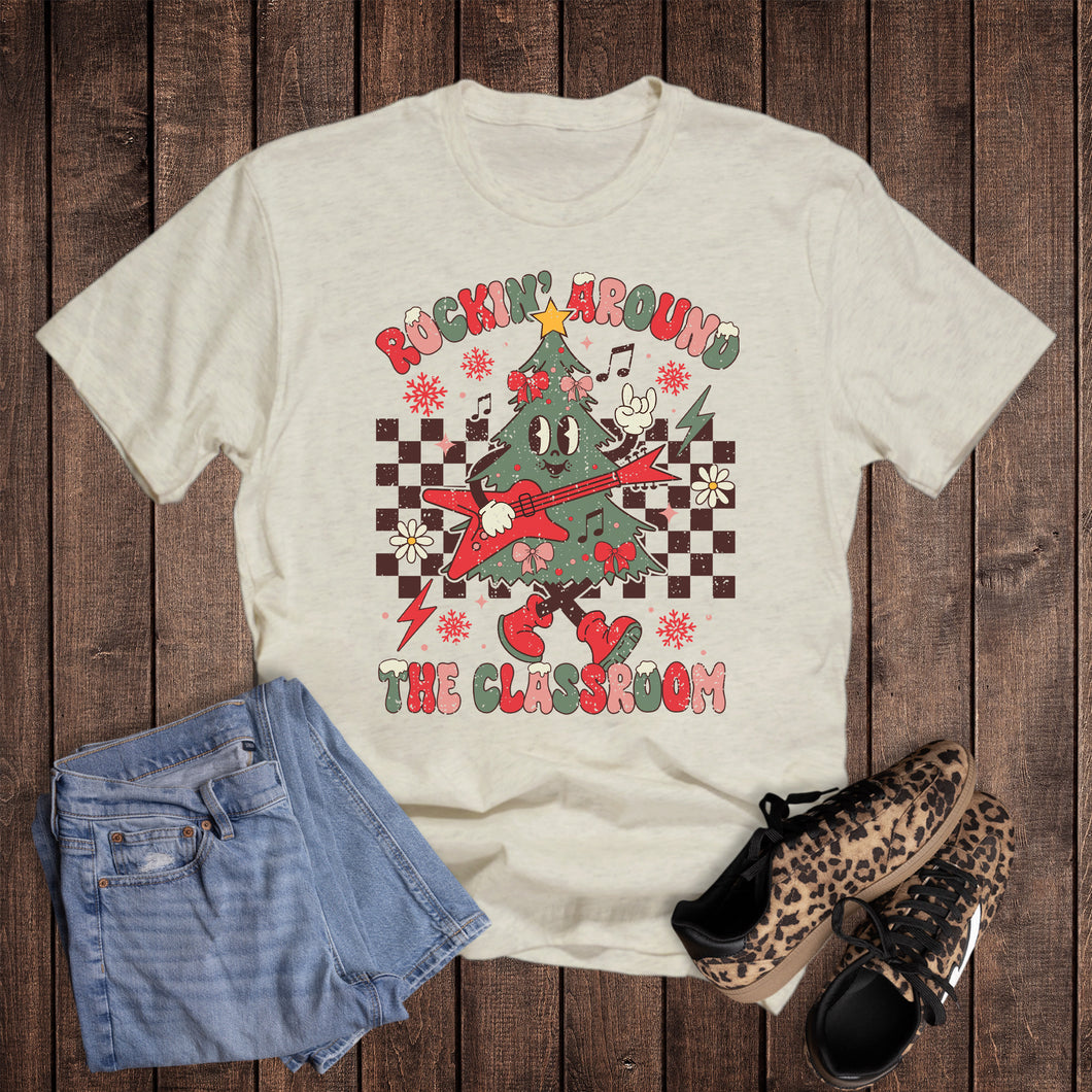 Christmas Teacher Rockin' Around the Classroom