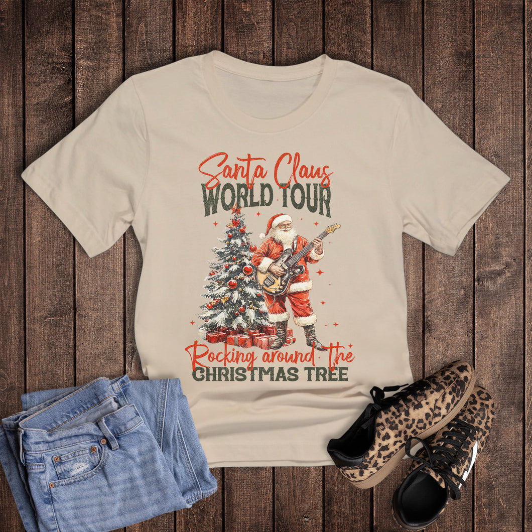 Christmas Rocking Around the Tree Santa