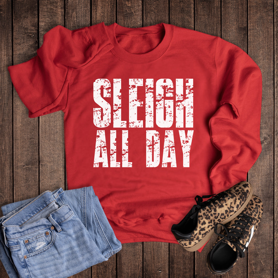 Christmas Sleigh All Day Sweatshirt