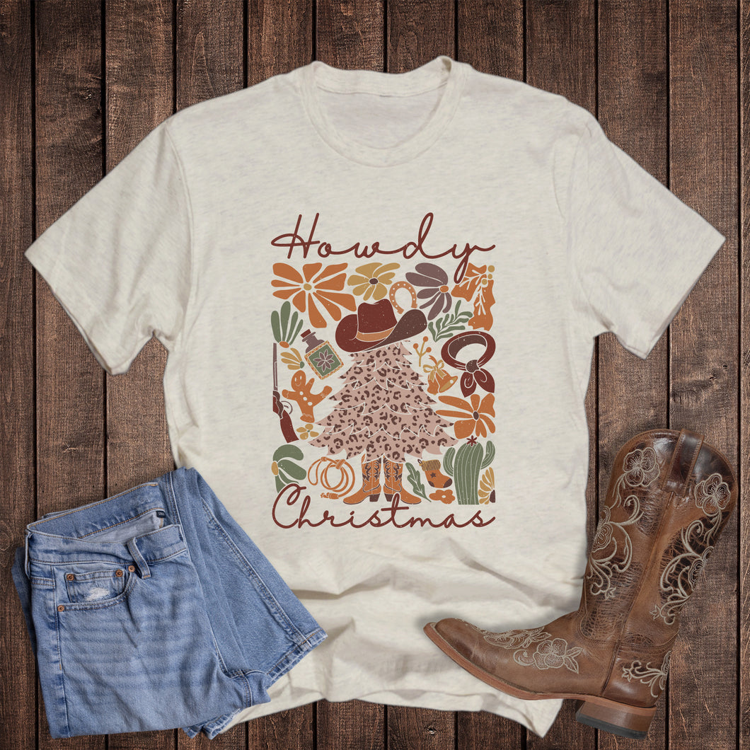 Christmas Western Howdy Collage