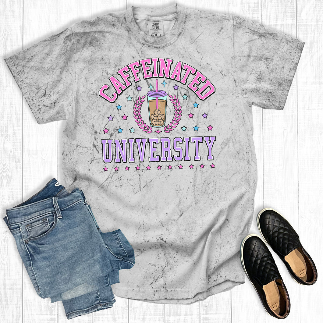 Coffee Caffeinated University Comfort Colors