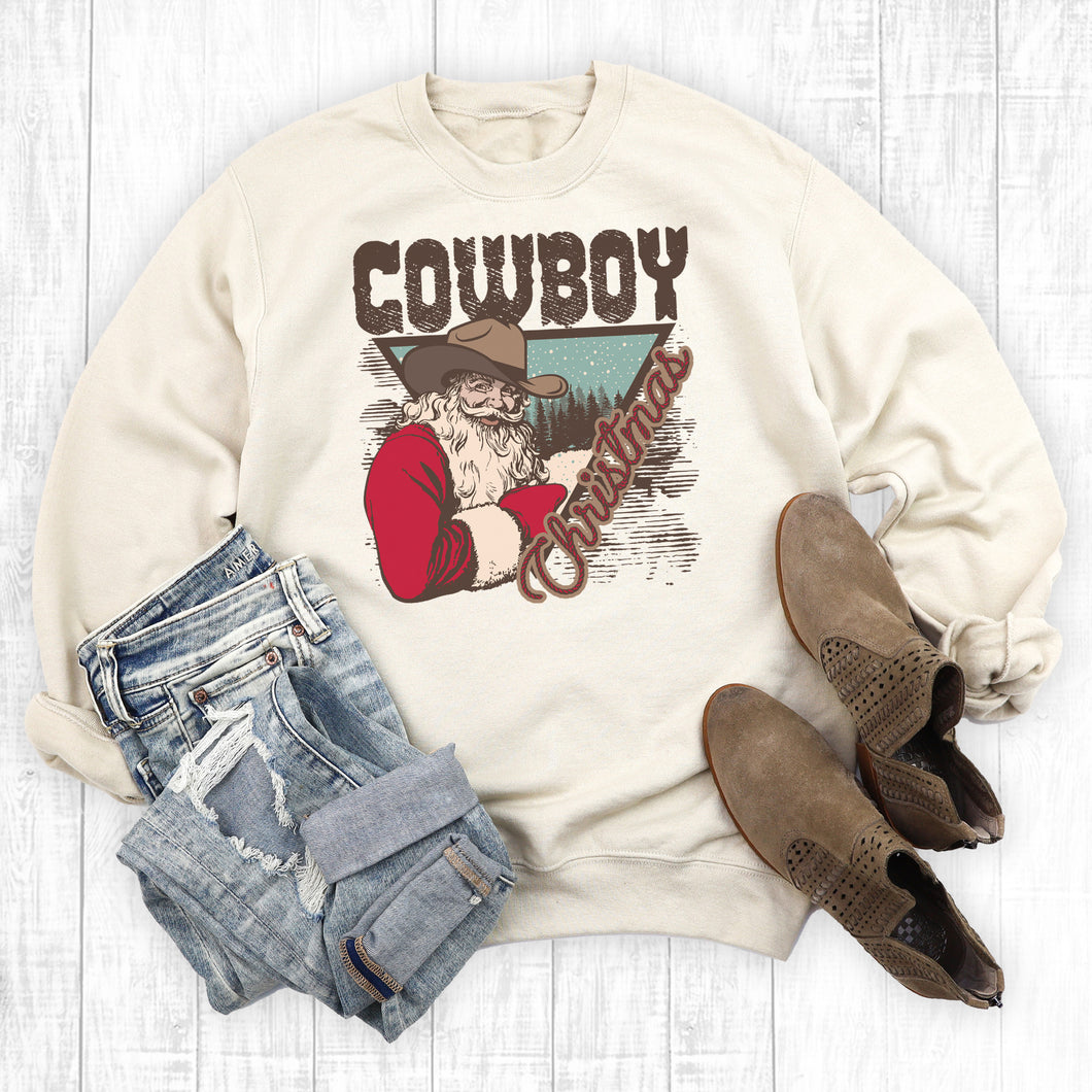 Cowboy Christmas Sweatshirt