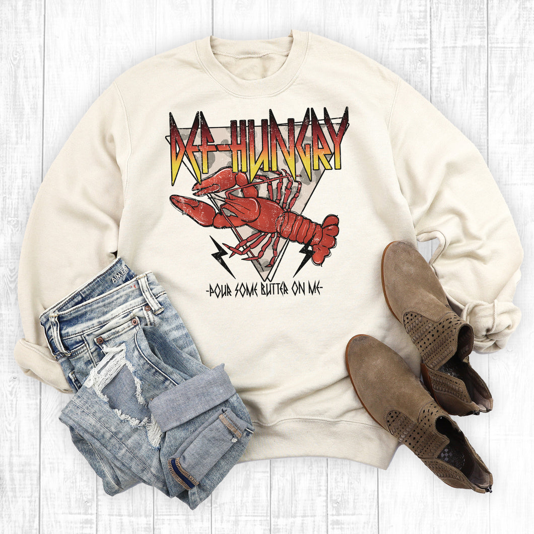 Def Hungry Crawfish Season Sweatshirt