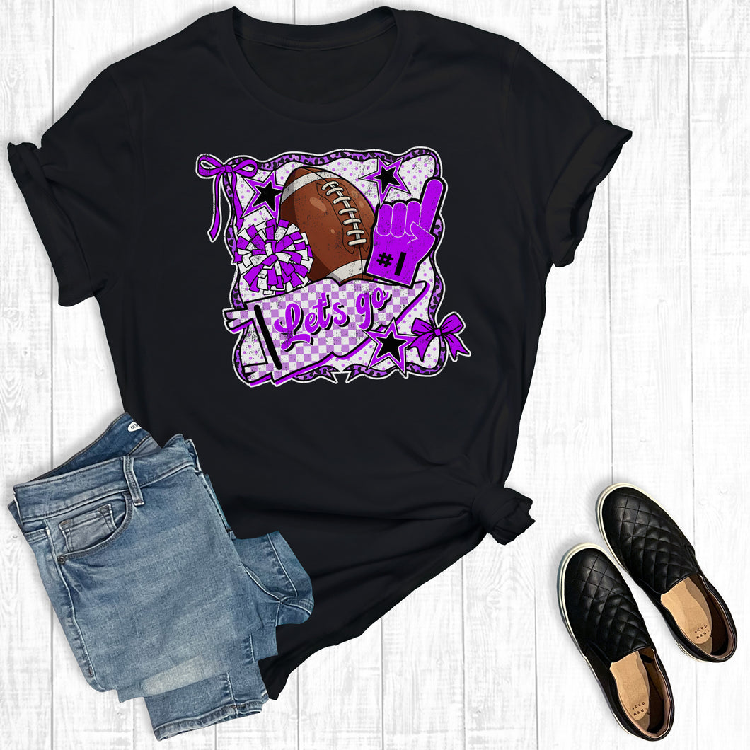 Custom Let's Go Football Collage