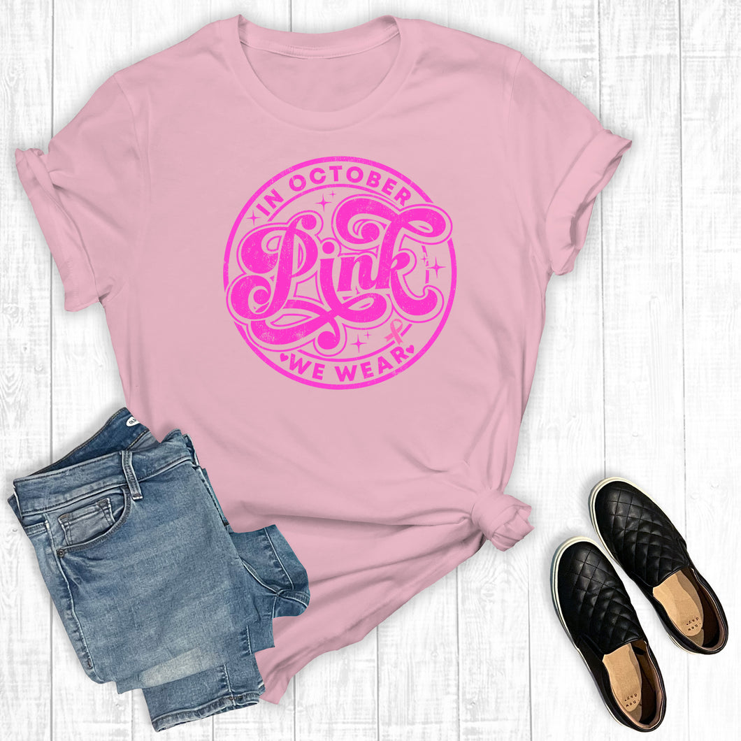 Fall Cancer Awareness In October We Wear Pink
