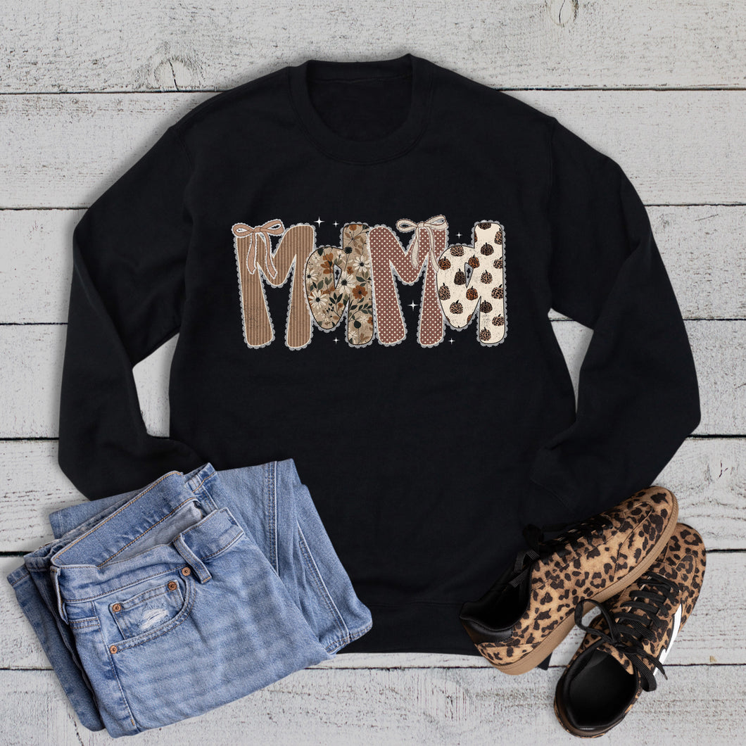 Fall Coquette Mama Sweatshirt