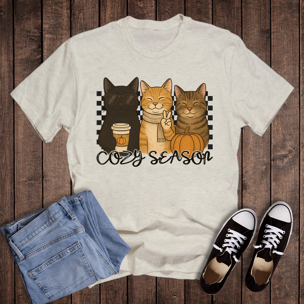 Fall Cozy Season Cats