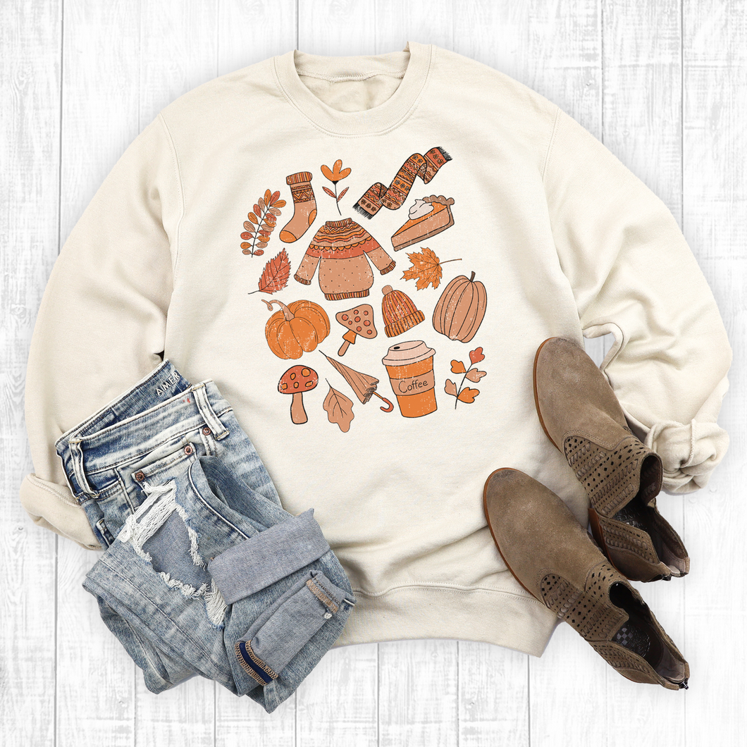 Fall Doodles Sweatshirt