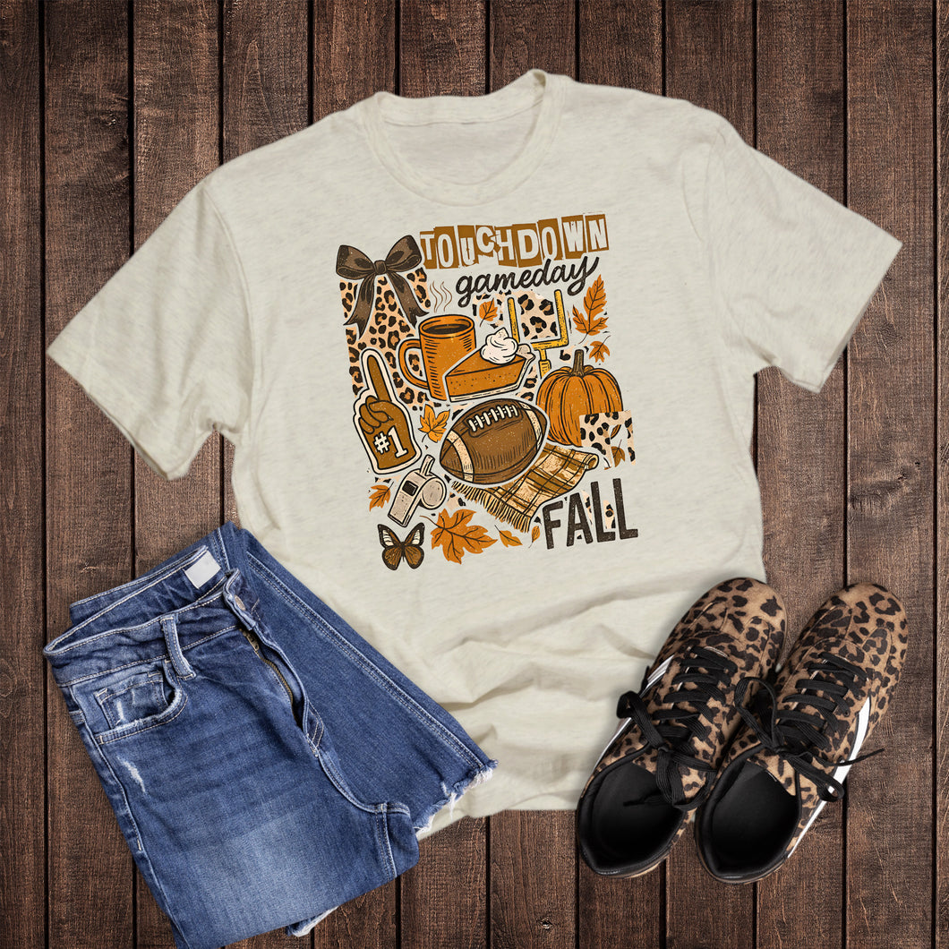 Fall Football Touchdown Collage