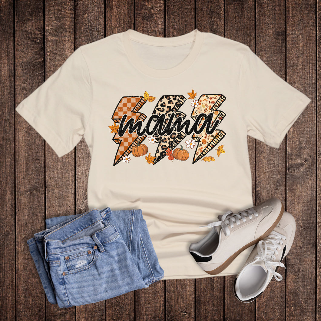 Fall Patterned Lightning Mama