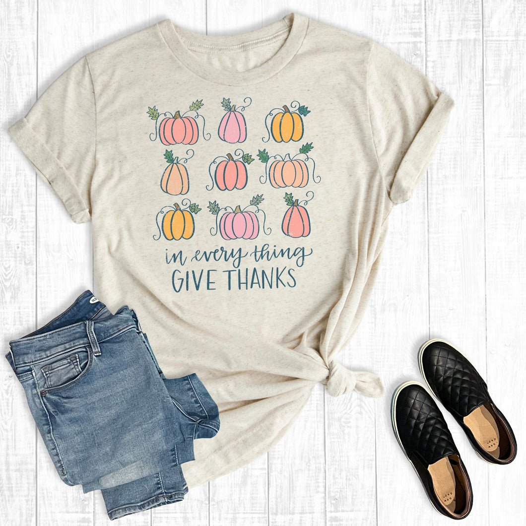 Fall Pumpkins Give Thanks