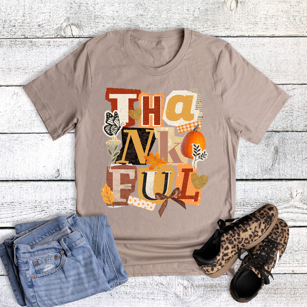 Fall Thankful Letter Collage