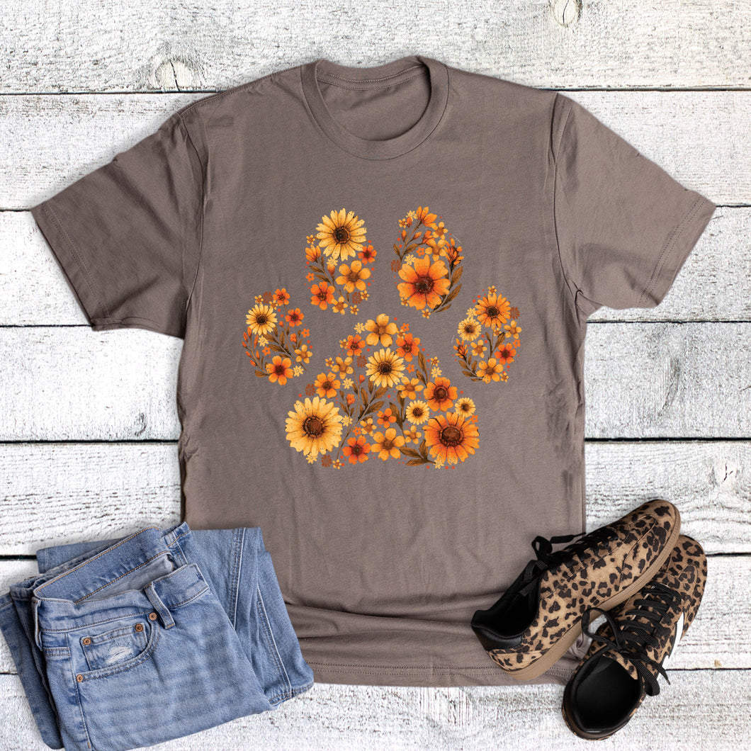 Fall Thanksgiving Floral Paw