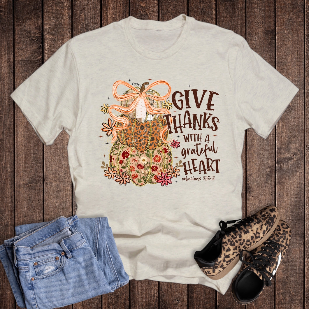 Fall Thanksgiving Give Thanks Grateful Heart