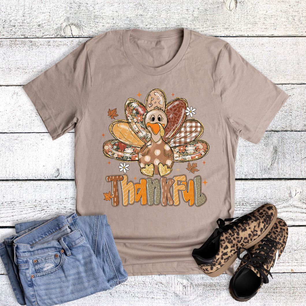 Fall Thanksgiving Thankful Turkey