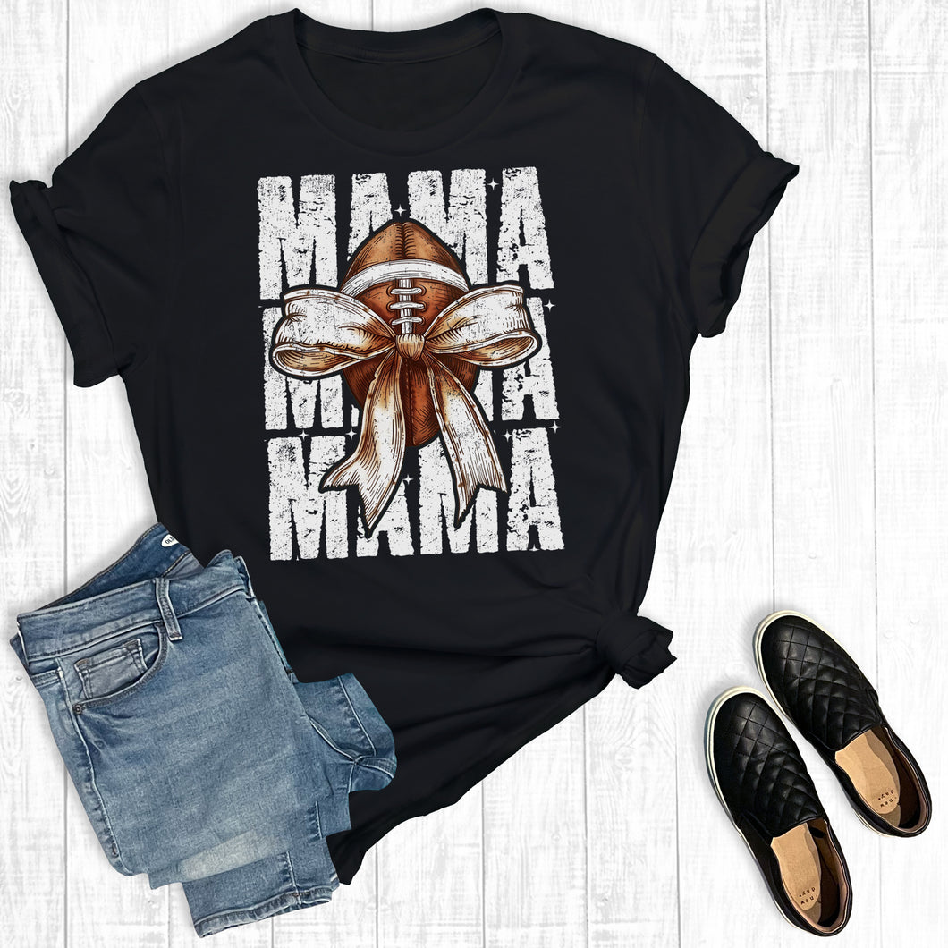 Football Mama Coquette Bow