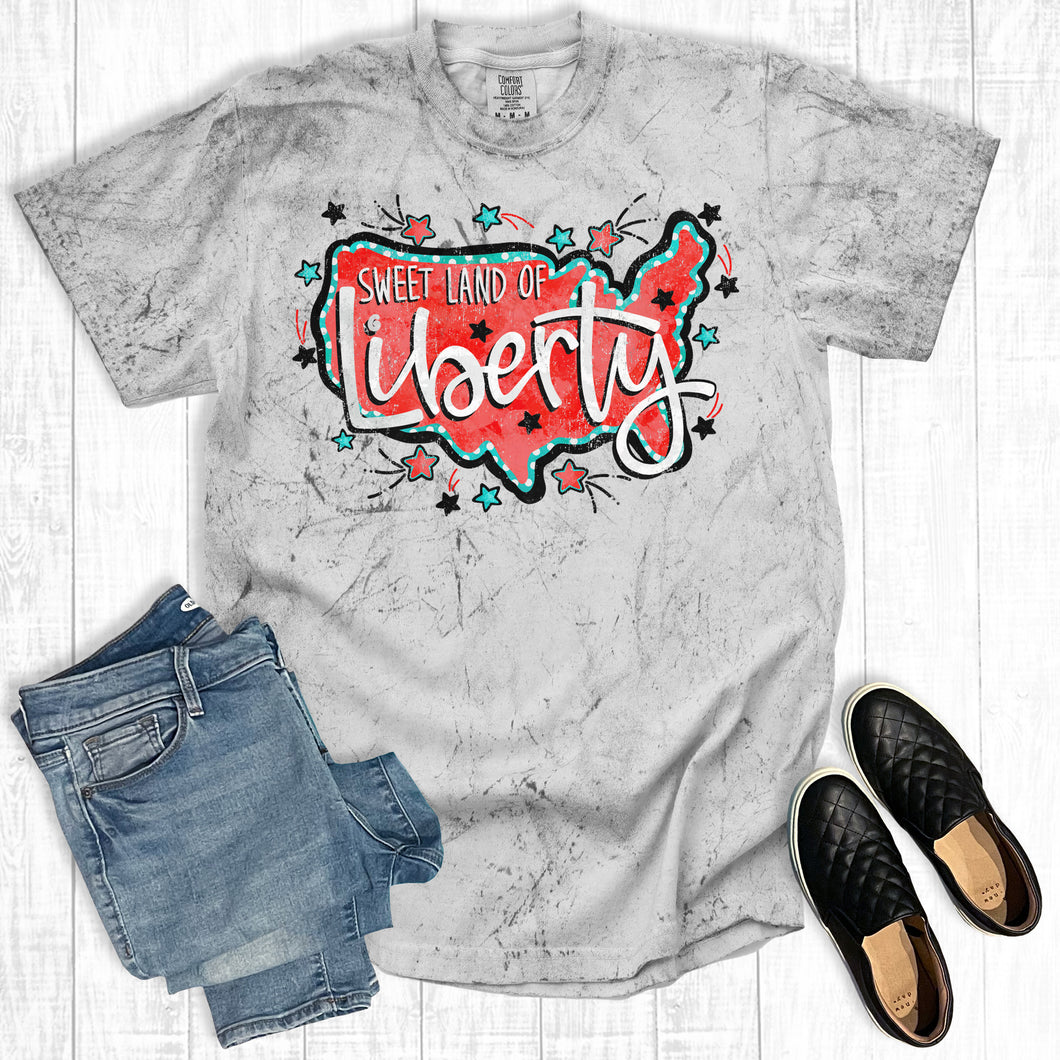 Fourth Of July Sweet Land Of Liberty Comfort Colors