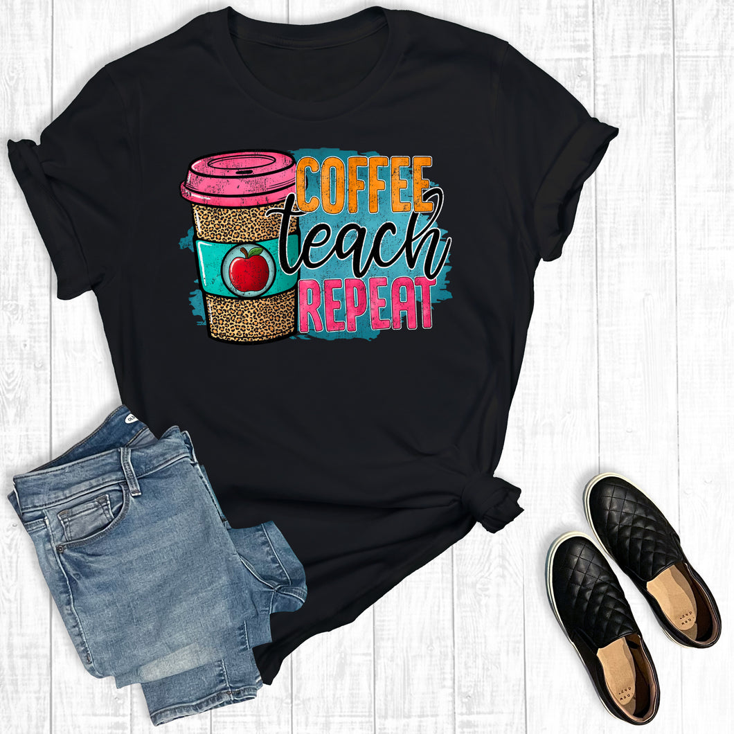 Funny Coffee Teach Repeat