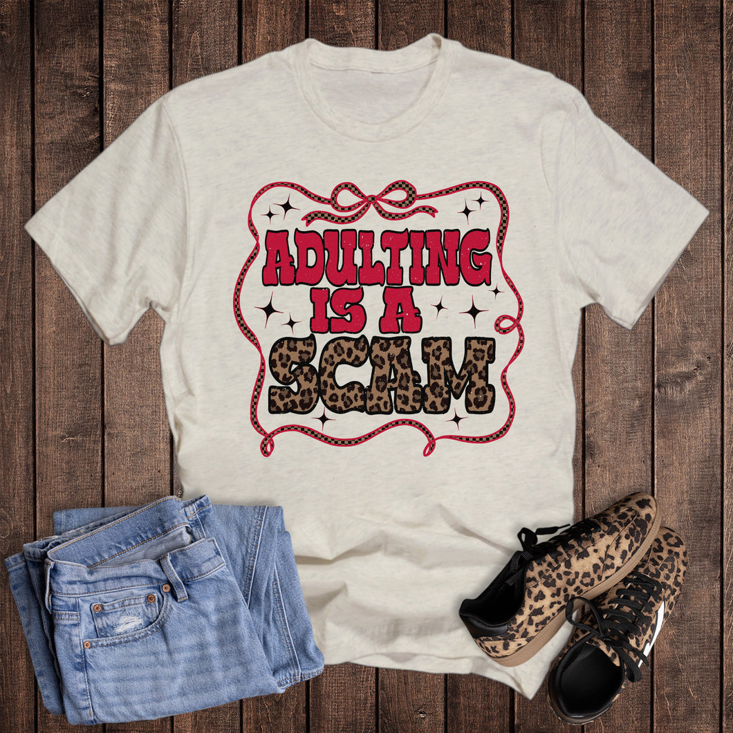 Funny Leopard Adulting is a Scam