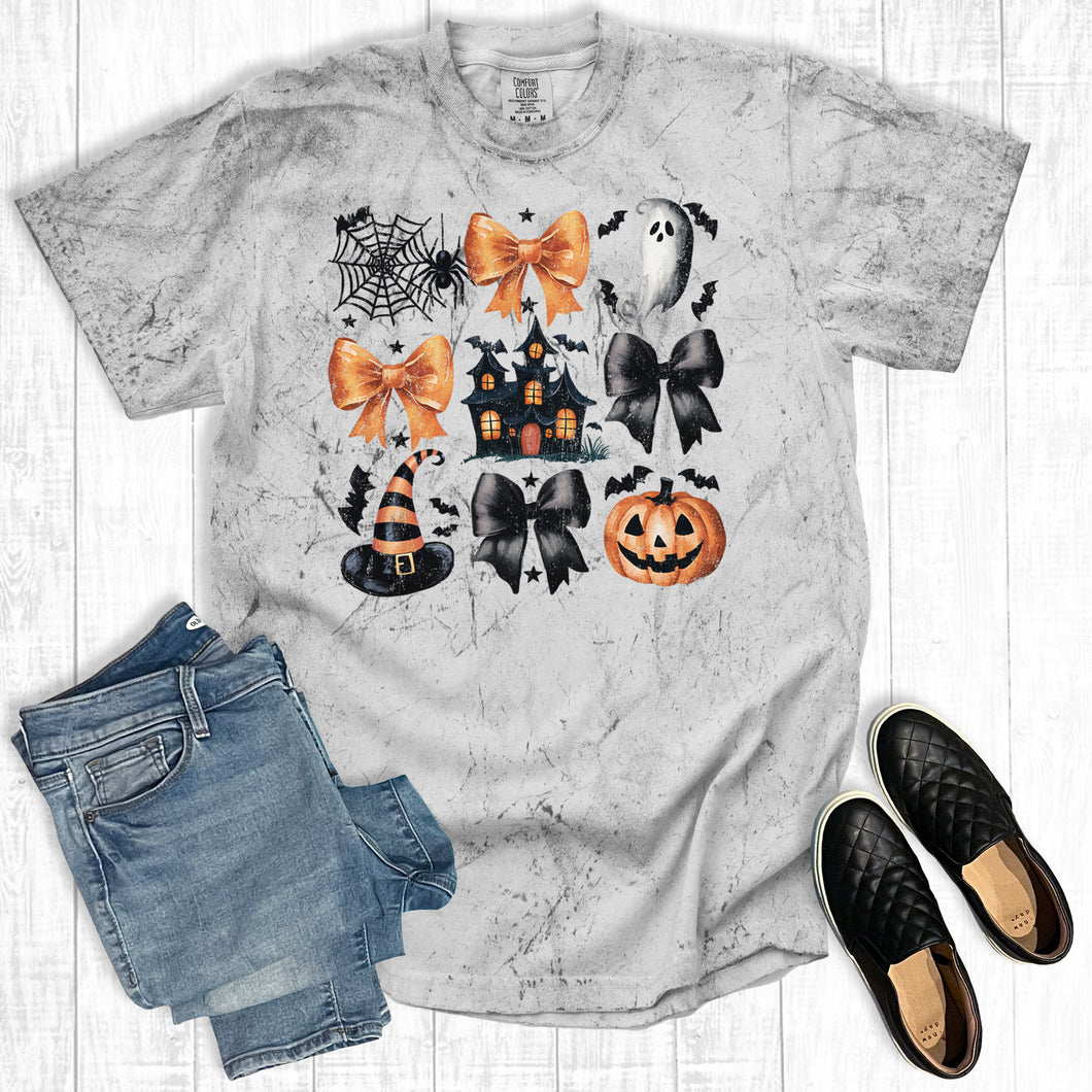 Halloween Spooky Coquette Bow Comfort Colors