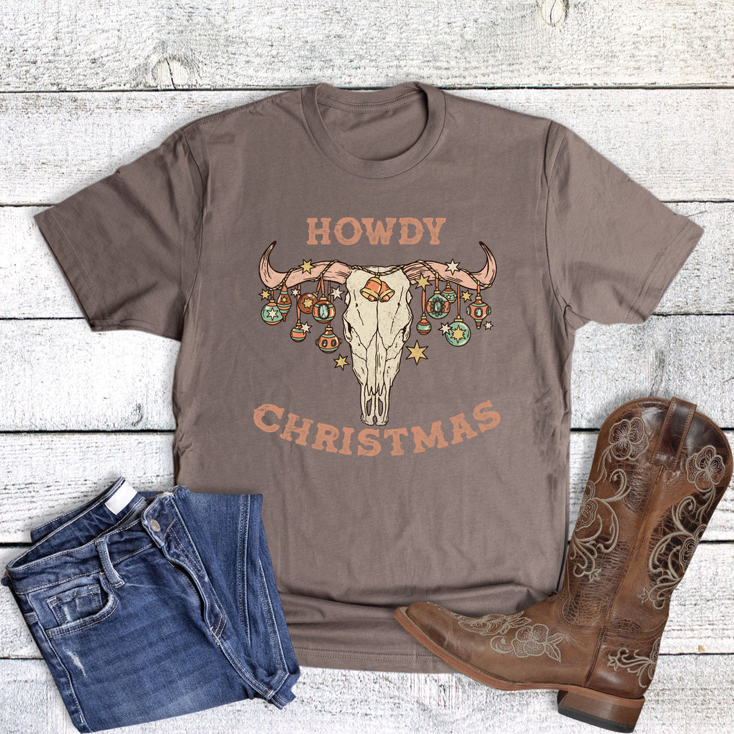 Howdy Christmas Cowskull Ornaments