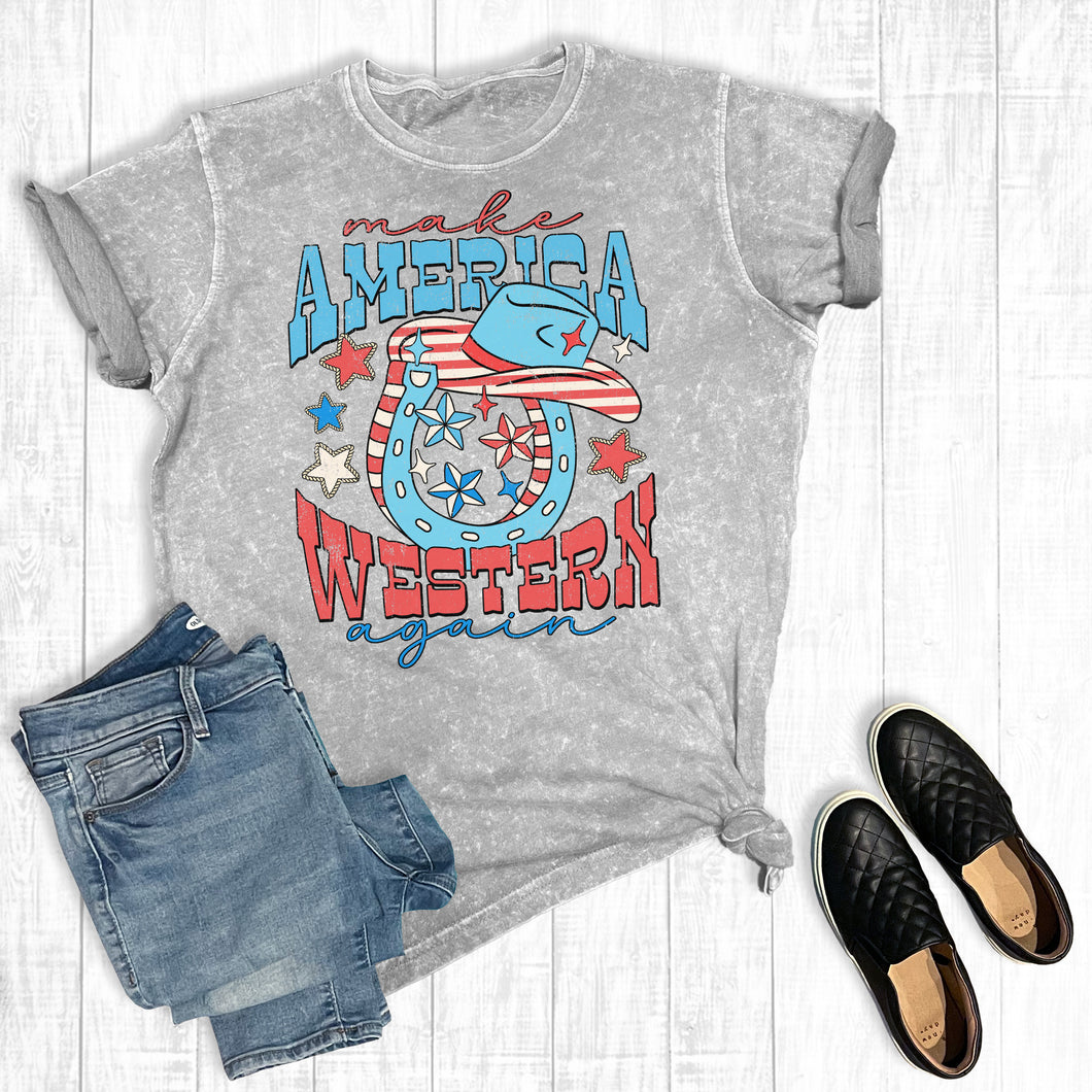 4th Of July Make American Western Again Mineral Wash