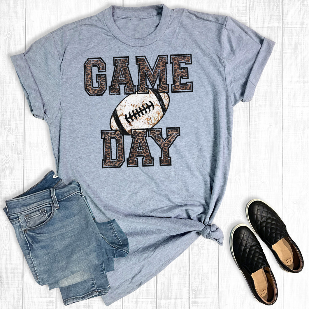 Leopard Game Day Football