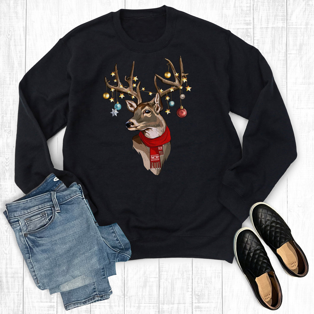 Merry Christmas Deer Sweatshirt