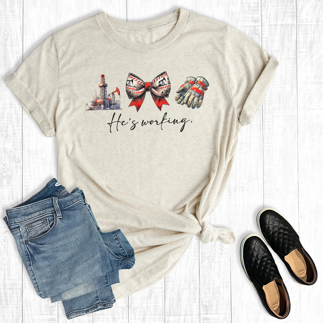 Oilfield Wife He's Working