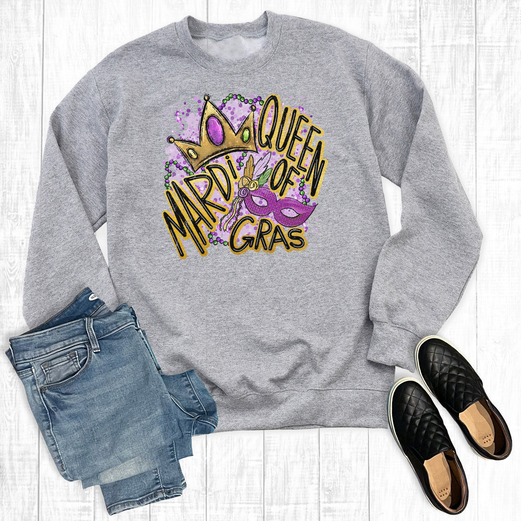 Queen Of Mardi Gras Sweatshirt