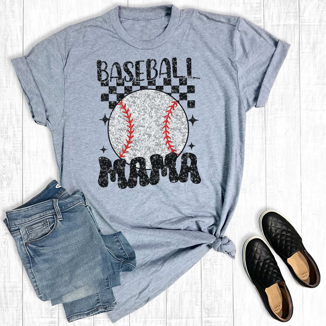 Retro Baseball Mama